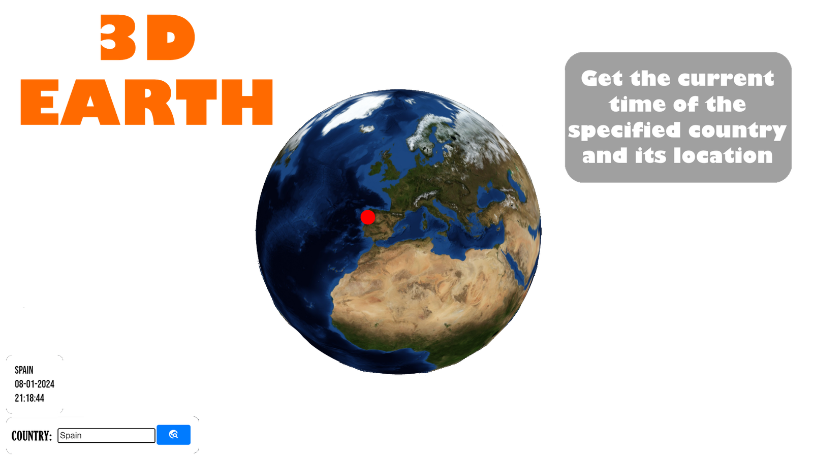 Teamgroup Earth project demo image